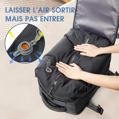 PackAir™ – Sac de voyage compressible 2-en-1 | Gagnez 50 % d’espace